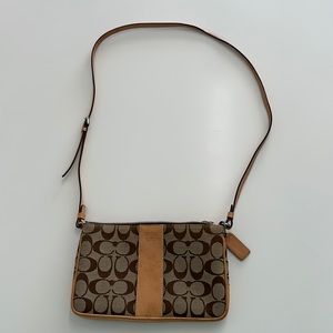 Coach logo crossbody